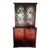 Antique Mahogony 13 Glass Pane Stepback Display Cupboard For Sale