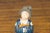 Small Chinese Statue of a Court Lady Wearing Blue Kimono and Holding a Baby For Sale In New York - Image 6 of 13