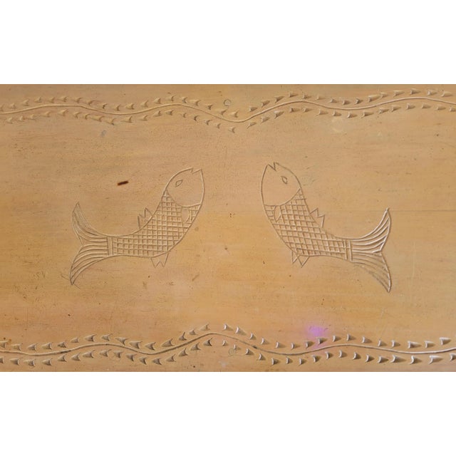 Hand Carved Rustic Rancho Hacienda Monterey Console Table 1940's For Sale In San Francisco - Image 6 of 12