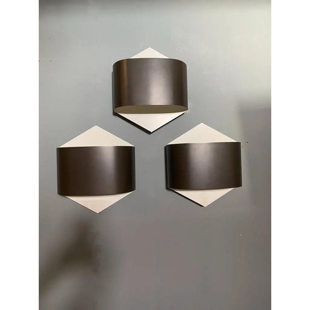 Metal Wall Lights by Dieter Witte for Staff, Germany, 1960, Set of 3 For Sale - Image 7 of 13