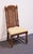 High End Vintage Solid Oak Rustic European Dining Side Chair For Sale - Image 4 of 9