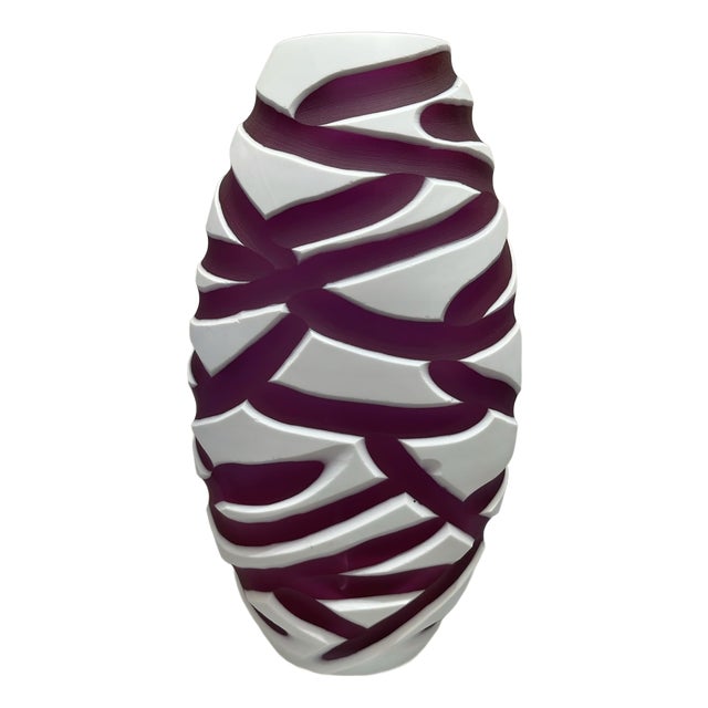 Molato Glass Vase from Fornace Mian For Sale