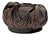 Japanese Showa Period Bamboo Ikebana Basket With Ajiro Weave 8" For Sale