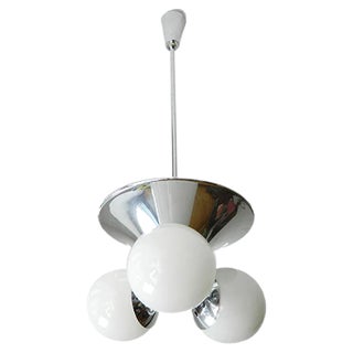 Chrome Hanging Lamp, 1930s For Sale