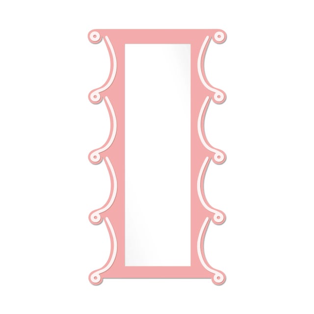 Contemporary Fleur Home x Chairish Voodoo Mirror in Pink Punch, 42x84 For Sale - Image 3 of 3