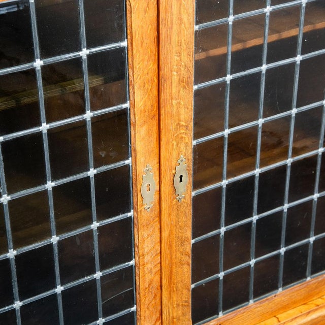 Mid Century Danish Modern Cabinet Credenza Glass Henning Kjernulf White Oak, Attributed For Sale In Sacramento - Image 6 of 12
