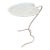 Vintage Salterini Lily Pad Table White For Sale