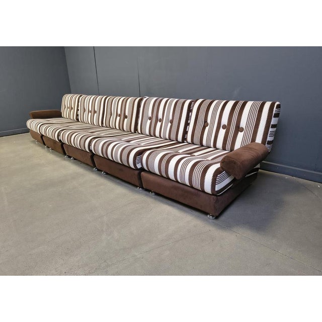 Modular Seventies Sofa Set with 5 Elements, Germany, 1970, Set of 5 For Sale - Image 4 of 10