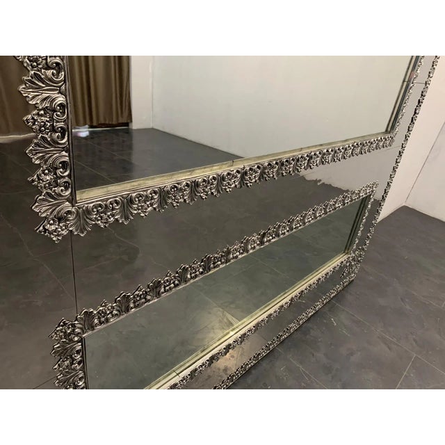 Large Metal Mirror by Piero Figure for Athena For Sale - Image 9 of 18
