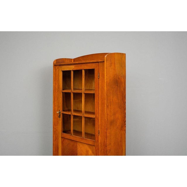Small 20th Century Art Nouveau Bookcase in Oak For Sale - Image 17 of 18