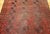 Brick Red Vintage Turkmen Ersari in Allover Geometric Pattern in Red, Blue, Navy, Brown For Sale - Image 8 of 14