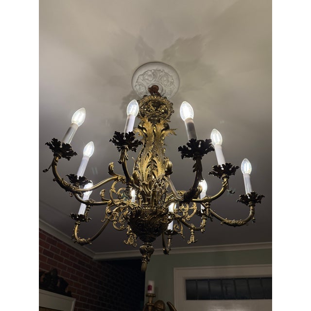 French Chandelier Circa 1840 For Sale - Image 10 of 10
