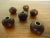 Wood Danish Teak Candleholders, 1960s, Set of 6 For Sale - Image 7 of 14