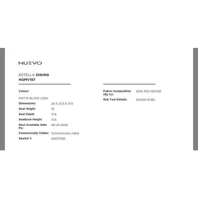 Nuevo Estella Dining Chair For Sale - Image 13 of 14