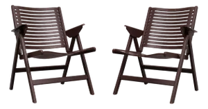 Set of Vintage Multiplex Folding Chairs by Niko Kralj for Rex, Yugoslavian, 1950s