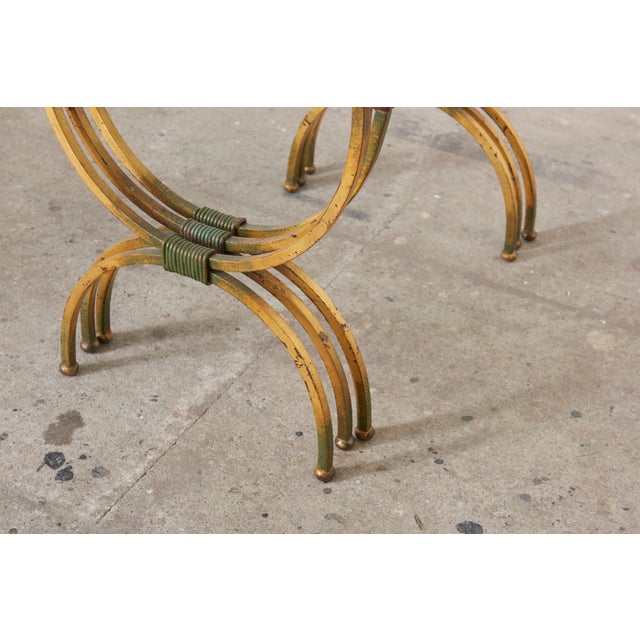 1950s French Neo-Classical Nesting Tables, 1950s, Set of 3 For Sale - Image 5 of 12