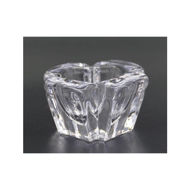 Alvar Aalto Vintage Crystal Vase by Alvar Aalto for Orrefors, Sweden, 1980s For Sale - Image 4 of 5