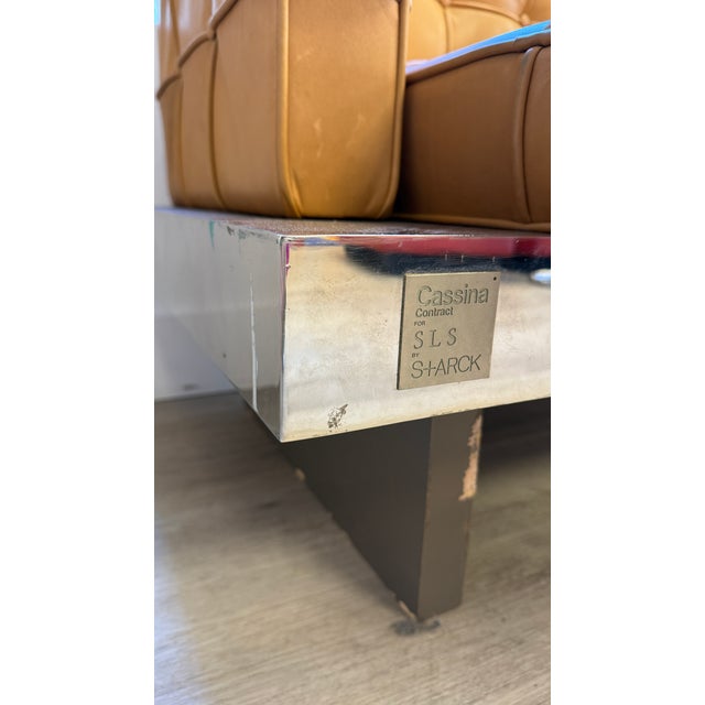 Very cool, very long, very rare bench designed by Phillipe Starck, made by Cassina, for the SLS Hotel in Beverly Hills in...