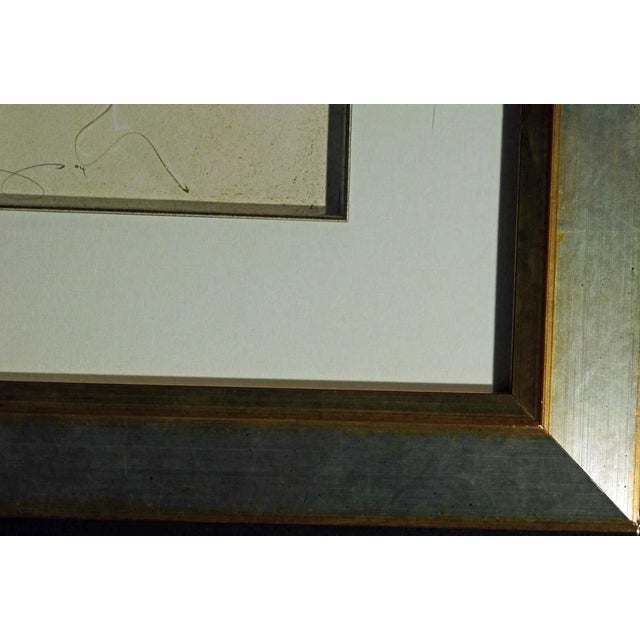 Jurgen Gorg "Strefichter" Etching Woman Custom Framed Hand Signed For Sale In Denver - Image 6 of 6