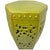 Chinese Mid Century Hexagonal Avocado Green Garden Stool For Sale - Image 3 of 9