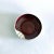 Ceramic Hornsea Pottery John Clappison Vide Poche in White, Burgundy, Black, 1960s For Sale - Image 7 of 7