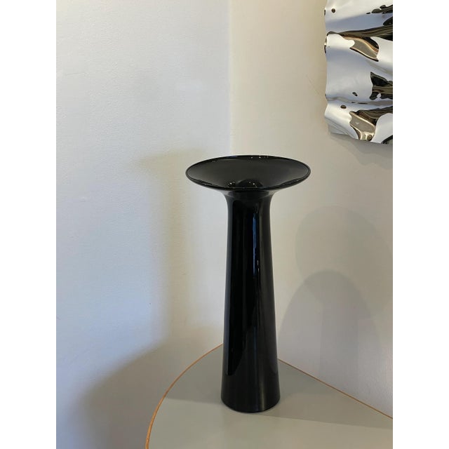 Tall Glass Vase from Ikea, 1970s For Sale - Image 3 of 3