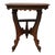 Traditional Antique Rj Horner Attr. Chip Carved Oak Table With Casters C1920 For Sale - Image 3 of 11