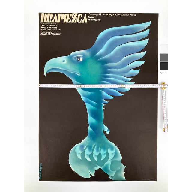 Le Rapace Film Poster after Rene Mulas, Poland, 1970s For Sale - Image 4 of 9