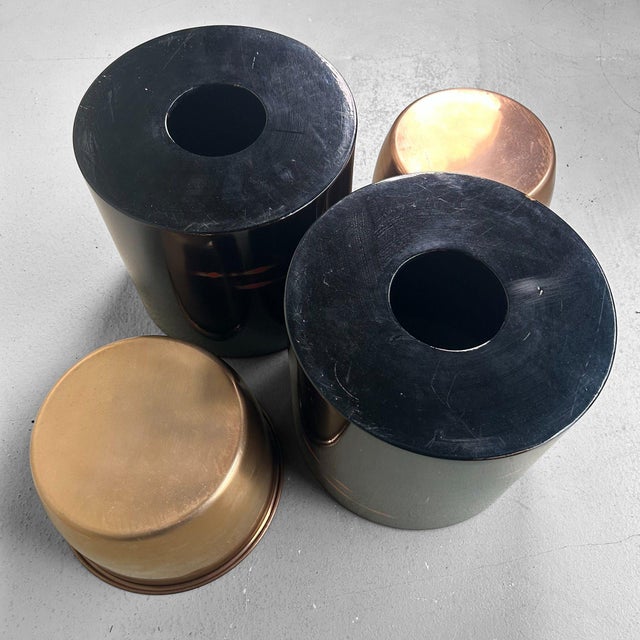 Set of Japanese Hibachi, Negoro-Nuri, 1950s, Set of 2 For Sale - Image 17 of 18