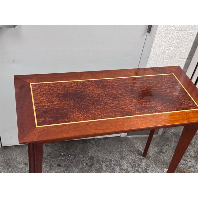 Wood Circa 1998 Ron Trumble for Trumblewood Console Table For Sale - Image 7 of 12