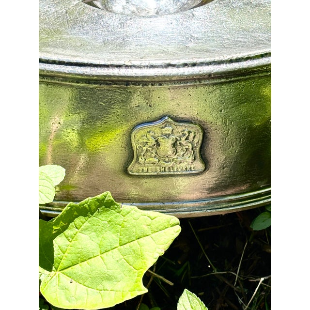 Early 19th Century Antique Silver Platter Lid Shelburne Hotel Atlantic City For Sale - Image 5 of 12