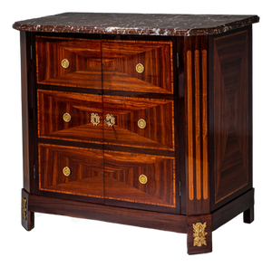 Faux Commode with Marble Top, 1800s