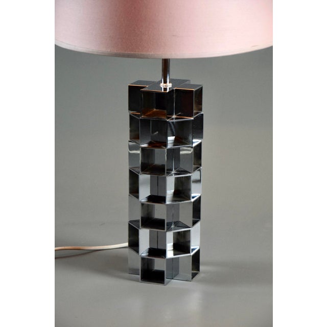 Pink Hollywood Regency Table Lamps from Maison Jansen, 1970s For Sale - Image 8 of 13