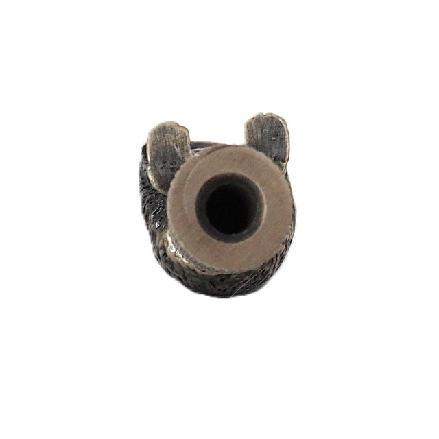 Contemporary Pair of Bears Fish Lamp Finials For Sale - Image 3 of 3