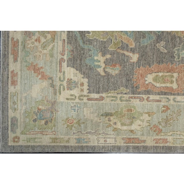 Turkish Oushak Rug 6'1" x 9'4" For Sale - Image 4 of 8
