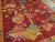 Art Deco 1920s Red Floral Classic Antique Chinese Art Deco Rug 8'8"x11'4" Handknotted Wool Carpet For Sale - Image 3 of 6