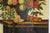 Chinese Four-Panel Hand-Painted Folding Screen with Still-Life Floral Composition For Sale - Image 3 of 12