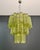 Green Mid-Century Modern Murano Glass Three-Tier Tube Chandelier, 1990s For Sale - Image 8 of 15