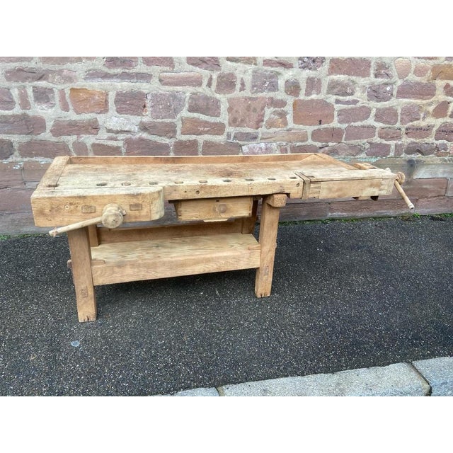 French Workshop Table, 1890s For Sale - Image 17 of 18