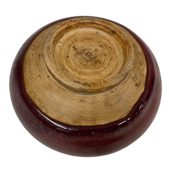 Red Early 20th-Century Chinese Cow-Pea Red Porcelain Jar/Vase For Sale - Image 8 of 8