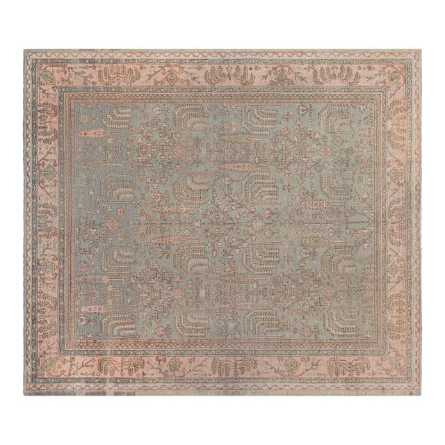 1920s Turkish Oushak Rug For Sale