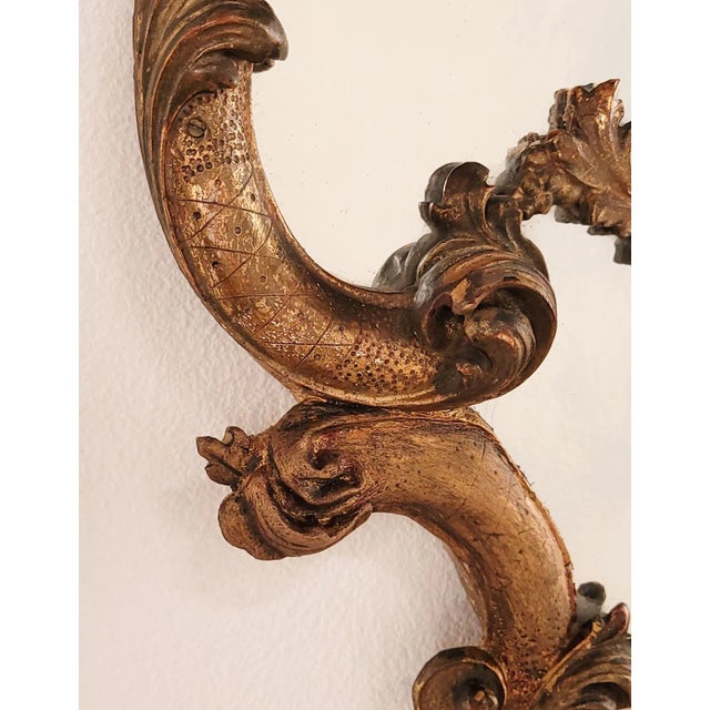 Italian Rococo Giltwood Mirror, Mid-19th Century For Sale - Image 9 of 9