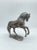 Beautiful bronze sculpture rearing horse signed Annemarie Haage Solid bronze, rising Pfred. Rounded rectangular base,...