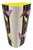 Mid-Century Modern Hand-Painted Ceramic Model 217 Vase from Vallauris, France, 1950s For Sale