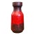 Vintage West German Red Drip Glaze Ceramic Vase For Sale