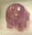 Miniature Hand-Carved Piglet of Amethyst Stone, Birth Stone for February! For Sale - Image 11 of 11