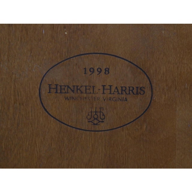 Henkel Harris Carved Mahogany Dome Top Wall Mirror For Sale - Image 10 of 11