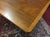 Traditional Vintage Banded Mahogany Table, Trestle Style Base Dining Table For Sale - Image 3 of 16