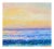 Vibrant ocean sunset, an oil painting of a pastel sunset by an unknown Northern California artist. Unframed and unsigned....