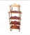 1940s Antique English Regency Style Carved Mahogany Narrow Etagere, Circa 1940s For Sale - Image 5 of 6